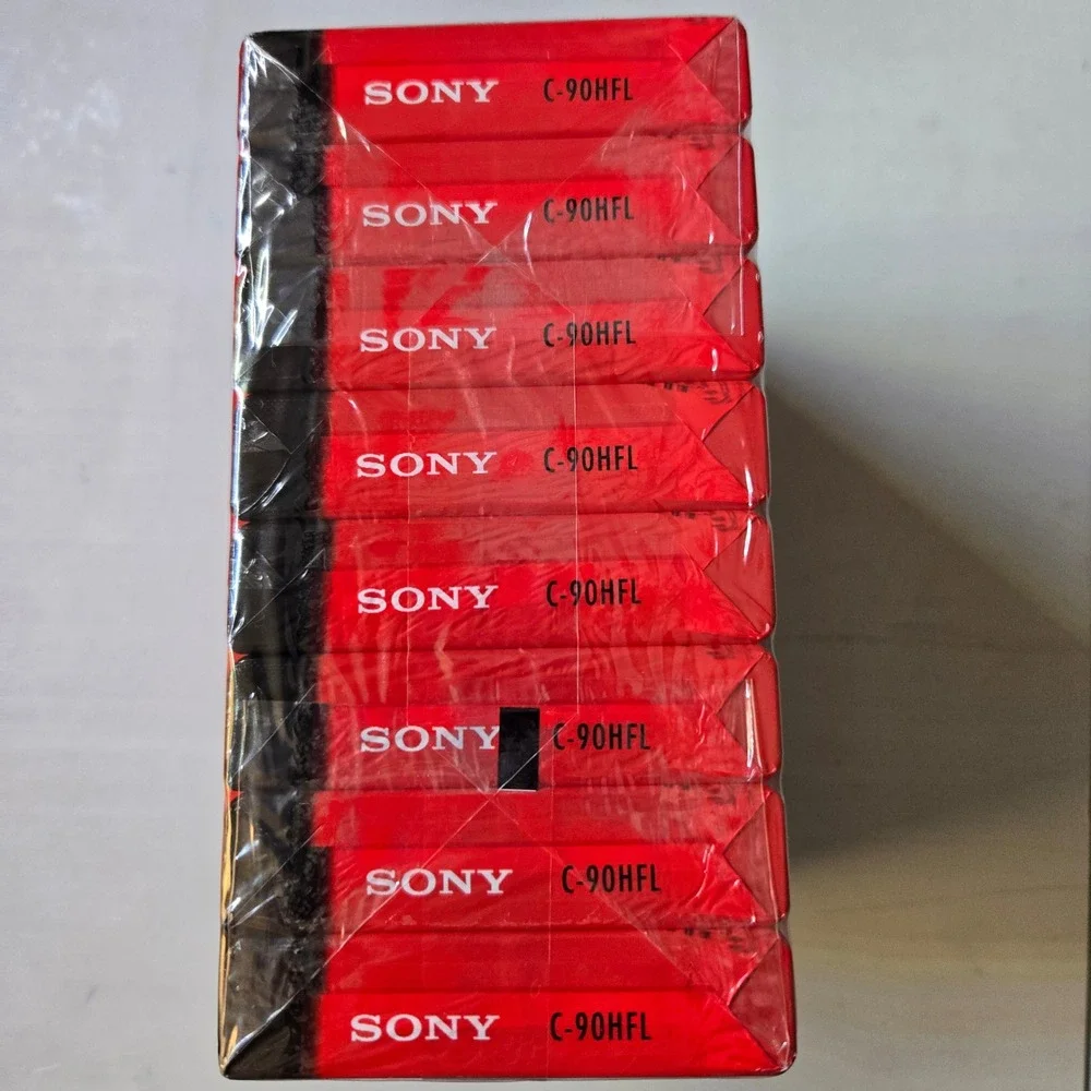 Sony HF‎ High Fidelity Normal Bias Audio Cassette 8 Pack C90HFL 90 Min